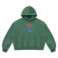 Unisex Vintage Wash Boxy Fleece Hoodie