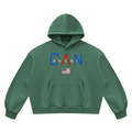 Unisex Vintage Wash Boxy Fleece Hoodie
