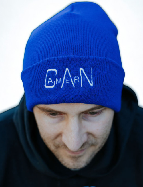 Fleece-Lined Knit Cap (Royal Blue)