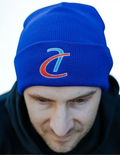 Fleece-Lined Knit Cap (Royal Blue)