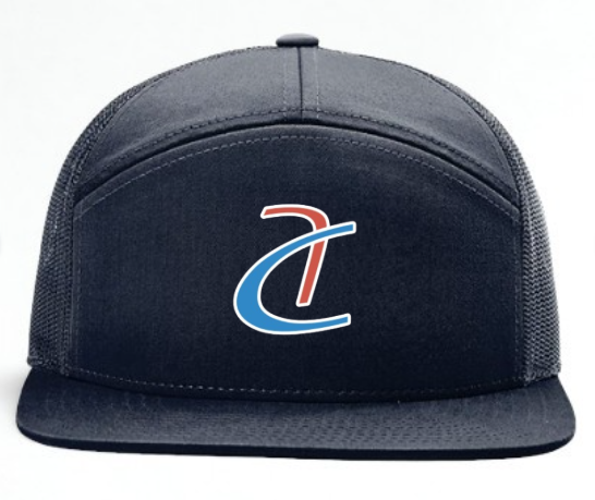 Seven-Panel Trucker Cap (Navy)