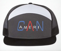 Seven-Panel Trucker Cap (Charcoal/Black/White)