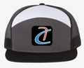 Seven-Panel Trucker Cap (Charcoal/Black/White)
