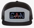 Seven-Panel Trucker Cap (Heather/Grey)