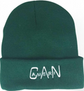 Fleece-Lined Knit Cap (Athletic Green)