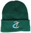 Fleece-Lined Knit Cap (Athletic Green)