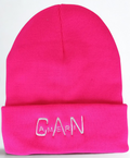 Fleece-Lined Knit Cap (Pink)
