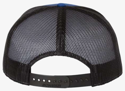 Seven-Panel Trucker Cap (Royal/Black)