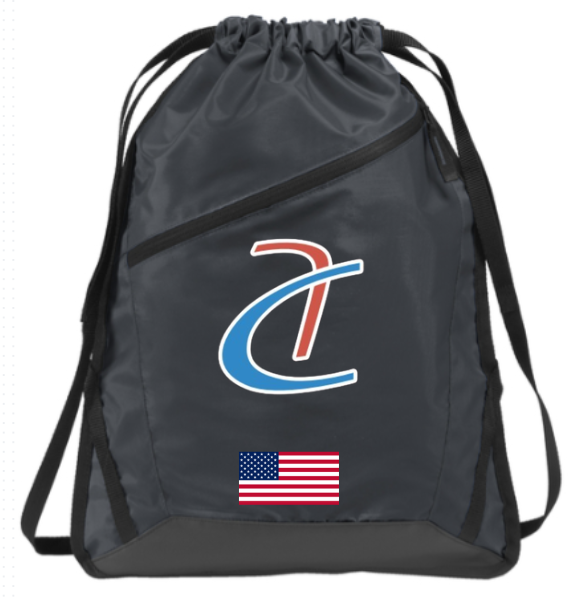 2026 Black/Black Zip-It Cinch Pack (Printed)