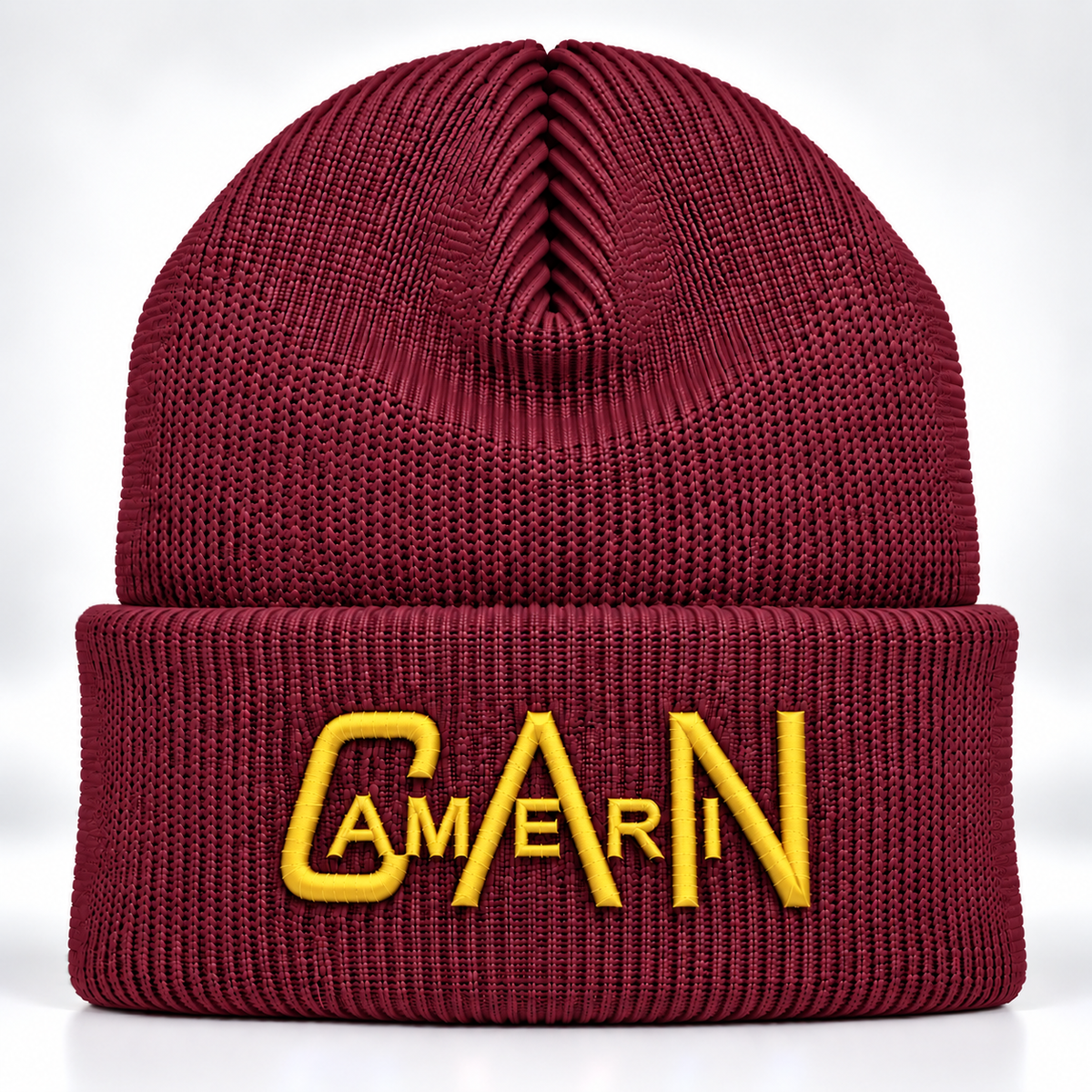 AmeriCAN Logo Fleece-Lined Knit Cap