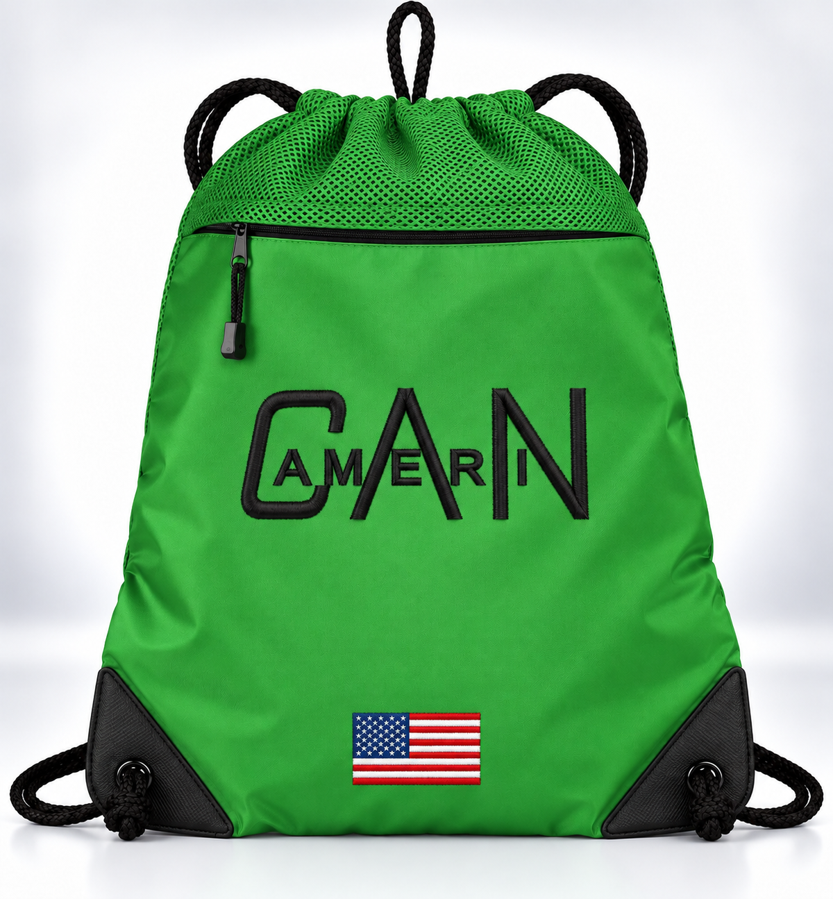Cinch Pack with Mesh Trim