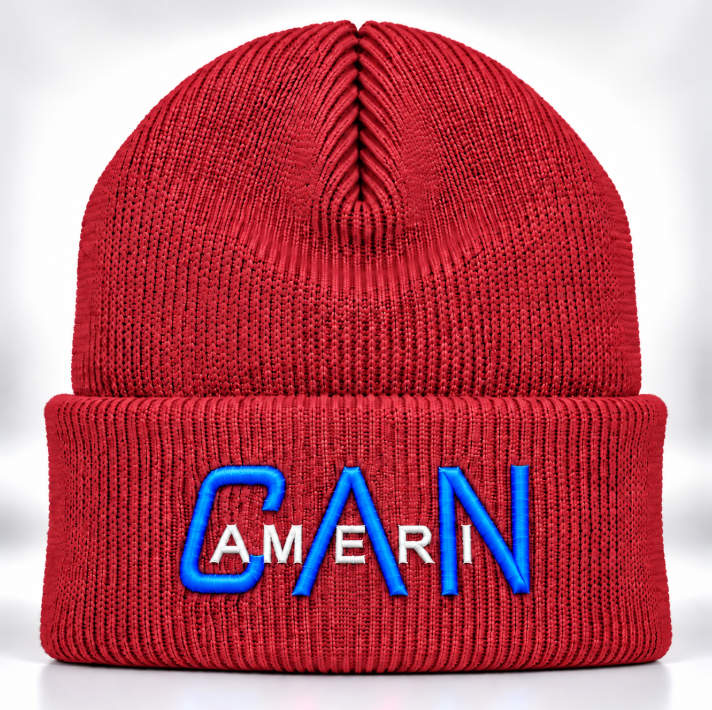 US Name Fleece-Lined Knit Cap