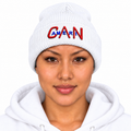 AmeriCAN Logo Fleece-Lined Knit Cap